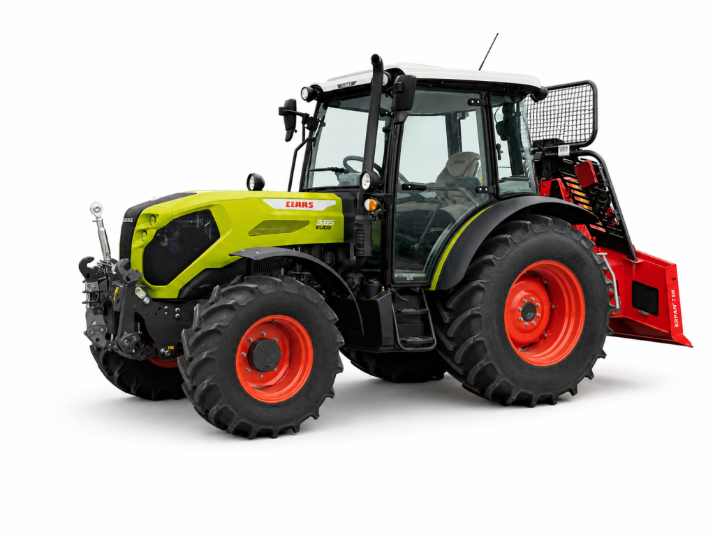 Claas Elios 3.85 Trend mit Krpan Seilwinde 7 EH